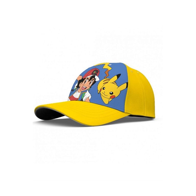 Fashion, accesorii si bijuterii - Copii - Accesorii copii - Caciuli si palarii copii - Sapca copii Pokemon, 52 EU, Galben - Infinity.ro