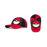 Fashion, accesorii si bijuterii - Copii - Accesorii copii - Caciuli si palarii copii - Sapca copii Pokemon, 54 EU, Rosu - Infinity.ro