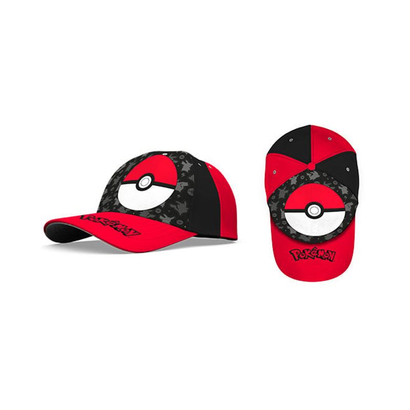 Fashion, accesorii si bijuterii - Copii - Accesorii copii - Caciuli si palarii copii - Sapca copii Pokemon, 54 EU, Rosu - Infinity.ro