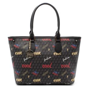Geanta Shopper Roccobarocco Cassiopea, 39 x 32 x 14 cm Negru 39 x 32 x 14 cm