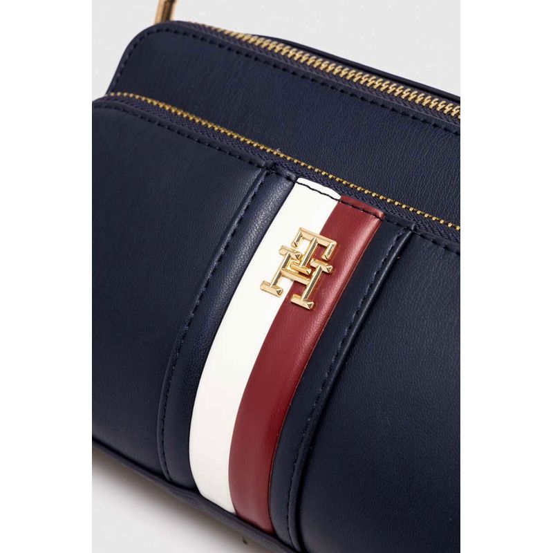 Fashion, accesorii si bijuterii - Femei - Accesorii femei - Genti si rucsacuri femei - Geanta dama Tommy Hilfiger Iconic AW0AW15880 Bleumarin 21.5 x 14 x 8 cm - Infinity.ro