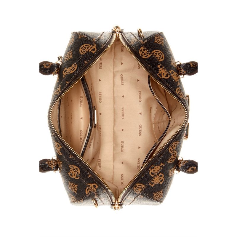 Geanta dama Guess Nelka Box Satchel Mocha PG930705 24 x 19 x 12 cm