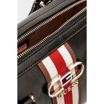 Fashion, accesorii si bijuterii - Femei - Accesorii femei - Genti si rucsacuri femei - Geanta dama Guess Nelka Satchel VG930705 Negru 25.5 x 16 x 12.5 cm - Infinity.ro
