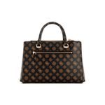 Fashion, accesorii si bijuterii - Femei - Accesorii femei - Genti si rucsacuri femei - Geanta dama Guess Loralee Status Satchel PG922606 Maro 30 x 22 x 10 cm - Infinity.ro