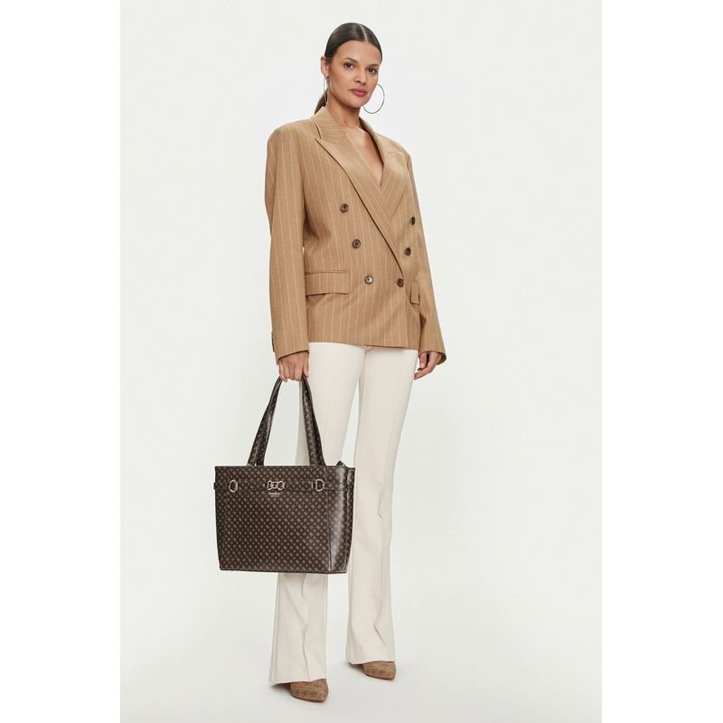 Fashion, accesorii si bijuterii - Femei - Accesorii femei - Genti si rucsacuri femei - Geanta dama Guess Arlena Logo PS933625 37 x 26 x 10 cm Maro - Infinity.ro