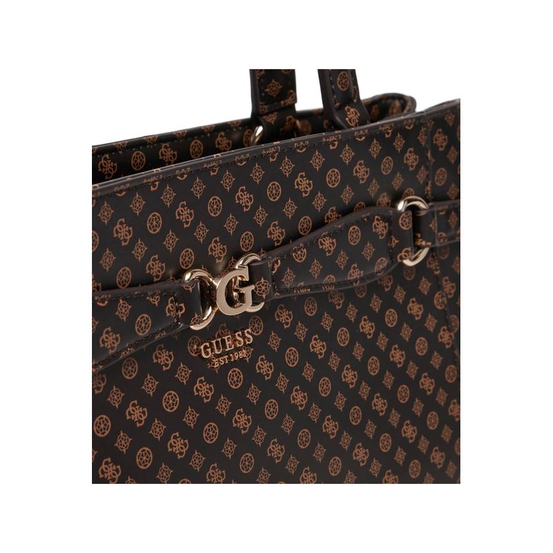 Fashion, accesorii si bijuterii - Femei - Accesorii femei - Genti si rucsacuri femei - Geanta dama Guess Arlena Logo PS933625 37 x 26 x 10 cm Maro - Infinity.ro