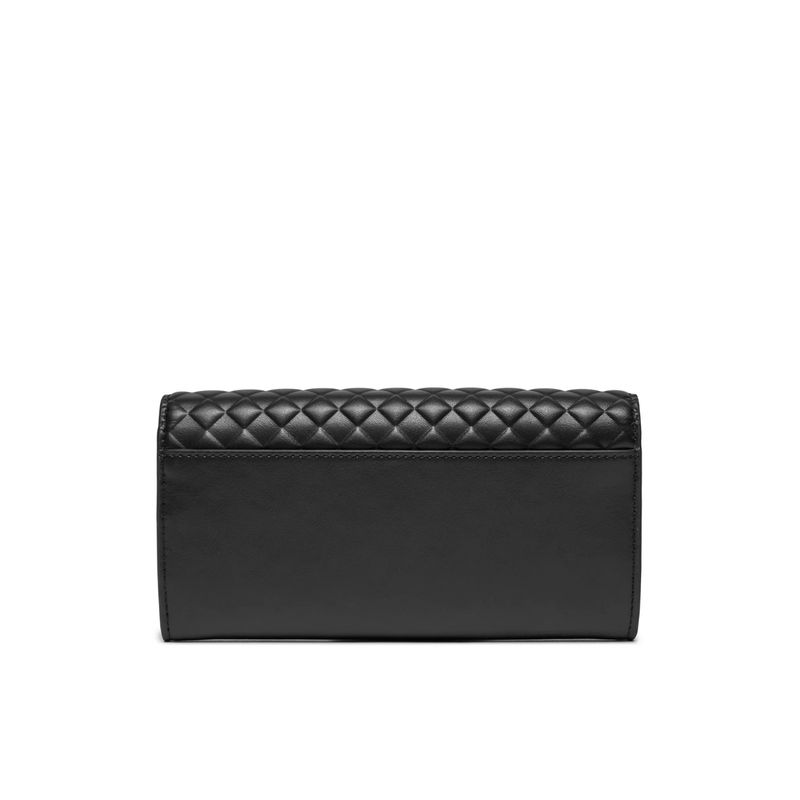 Fashion, accesorii si bijuterii - Femei - Accesorii femei - Portofele femei - Portofel mare de dama Calvin Klein Mini Quilt Large Trifold K60K611895 19 x 9.7 x 3.5 cm Negru - Infinity.ro
