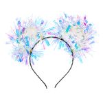 Casa si Gradina - Decoratiuni - Decoratiuni petrecere - Masti si costume carnaval - Coronita Deghizare, Urechi Tinsel, Multicolor, Material Plastic - Infinity.ro