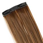 Casa si Gradina - Decoratiuni - Decoratiuni petrecere - Masti si costume carnaval - Extensie Par Hair Extension cu Clip 55cm Castaniu - Infinity.ro