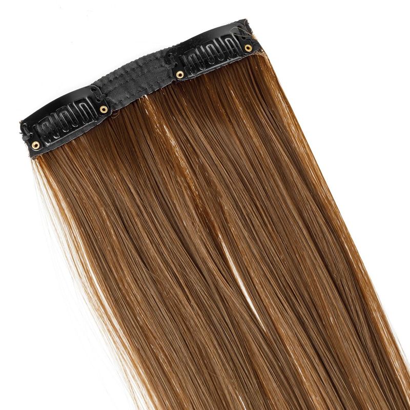 Casa si Gradina - Decoratiuni - Decoratiuni petrecere - Masti si costume carnaval - Extensie Par Hair Extension cu Clip 55cm Castaniu - Infinity.ro