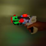 Jucarii, Copii si Bebe - Jucarii si jocuri - Jucarii de rol - Arme de jucarie - Jucarie Arma Spatiala, Sunete si Lumina, 15x3x15cm, Multicolor, 3+ Ani - Infinity.ro