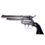 Jucarii, Copii si Bebe - Jucarii si jocuri - Jucarii de rol - Arme de jucarie - Revolver Metalic Jucarie, 18cm, 12 Gloante - Infinity.ro