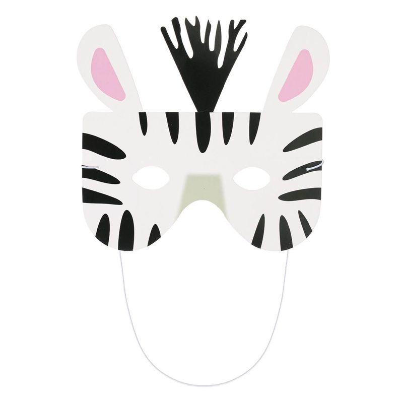 Jucarii, Copii si Bebe - Jucarii si jocuri - Jucarii de rol - Masti si costume copii - Masti Party Animale, Set 8 Bucati, Multicolor, Hartie, cu Banda Elastica - Infinity.ro