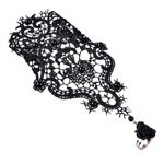Jucarii, Copii si Bebe - Jucarii si jocuri - Jucarii de rol - Masti si costume copii - Bratara cu Inel, Dantela Neagra, Accesorii Deghizare Gothic - Infinity.ro