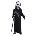 Jucarii, Copii si Bebe - Jucarii si jocuri - Jucarii de rol - Masti si costume copii - Costum Halloween Unisex cu Masca Scream, Negru, Poliester - Infinity.ro