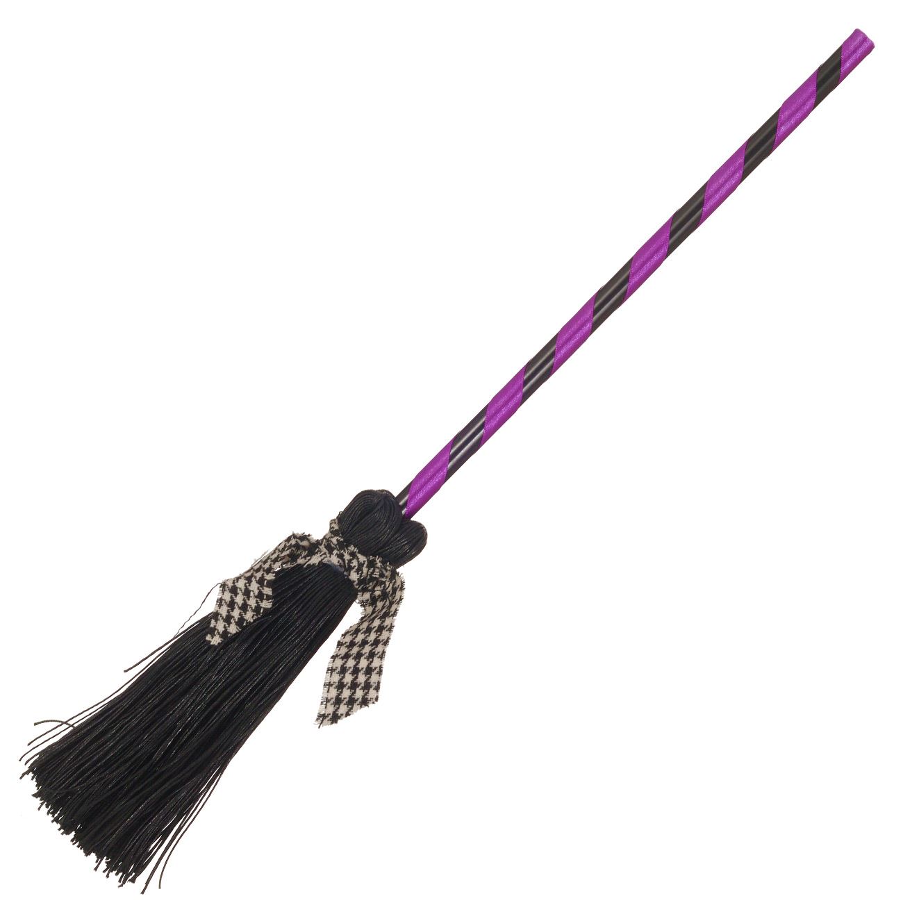 Matura decorativa Halloween, 52cm, mov/negru, plastic