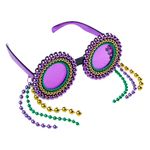 Jucarii, Copii si Bebe - Jucarii si jocuri - Jucarii de rol - Masti si costume copii - Ochelari Carnaval, Deghizare, Margele Colorate, Multicolor - Infinity.ro
