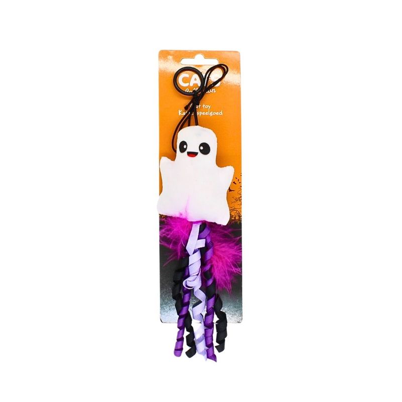 Petshop - Accesorii petshop - Jucarii animale - Jucarii interactive animale - Jucarie pentru pisici, Halloween, model fantoma, cats colection - Infinity.ro