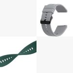 Laptop, Telefoane si Tablete - Wearables si gadgeturi - Wearables - Accesorii wearables - Set 2 curele pentru Xiaomi Mi Watch Color Sport/Watch S1 Active, Kwmobile, Gri/Verde, Silicon, 58971.02 - Infinity.ro