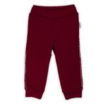 Fashion, accesorii si bijuterii - Copii - Imbracaminte copii - Pantaloni copii - Pantalon de trening (180277) Colectia "Kate" 2021 Visiniu Marime 110 - Infinity.ro