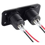 Auto si Moto - Electronice auto - Accesorii electronice auto - Voltmetru cu 2 x porturi incarcare USB, alimentare 12V - Infinity.ro