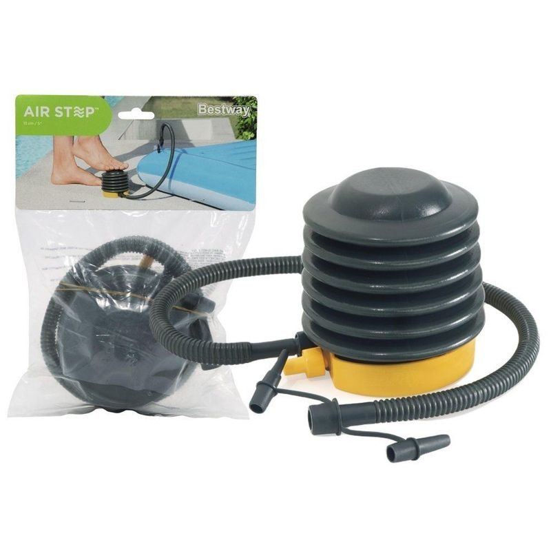 Jucarii, Copii si Bebe - Jucarii si jocuri - Jucarii de exterior - Saltele si mingi pentru plaja - Pompa de picior pentru umflat saltele, piscine si diverse produse gonflabile, Bestway, 62147 - Infinity.ro