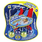 Jucarii, Copii si Bebe - Jucarii si jocuri - Jucarii de exterior - Saltele si mingi pentru plaja - Set 4 bilute cu limini de scufundare, NL-12B - Infinity.ro