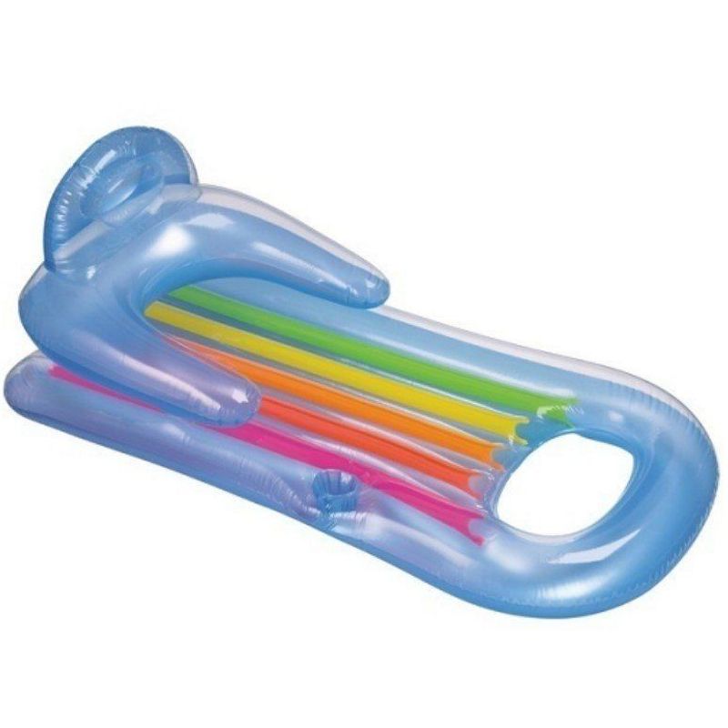 Jucarii, Copii si Bebe - Jucarii si jocuri - Jucarii de exterior - Saltele si mingi pentru plaja - Saltea gonflabila, tip fotoliu cu spatar, Intex 58802 , 160 x 85 cm - Infinity.ro