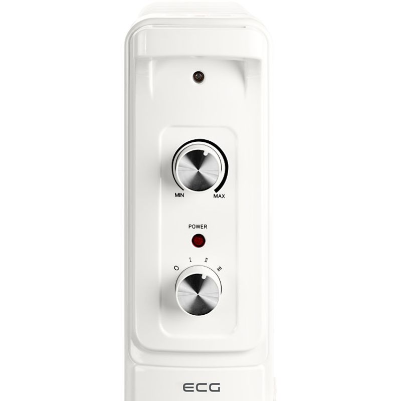 Electronice si Electrocasnice - Climatizare si sisteme de incalzire - Aparate incalzire aer - Calorifere electrice - Calorifer electric cu ulei ECG OR 2090, 9 elementi, 2000 W, 3 trepte de putere - Infinity.ro