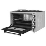 Electronice si Electrocasnice - Aragazuri, cuptoare si hote - Cuptoare - Cuptoare electrice - Cuptor electric ECG ETH 3701G, 37 L, putere maxima 2500 W, 2 plite, 40-230 °C, rotisor - Infinity.ro