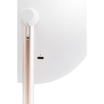 Ingrijire personala si Cosmetice - Machiaj - Oglinzi cosmetice - Oglinda cosmetica ETA Fenite 1353 90000, diametru 178 mm, 3 culori de iluminare, inclinare 0-90°, ACUMULATOR2000mAh - Infinity.ro