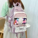 Carti si Birotica - Rechizite - Rucsacuri si genti scolare - Ghiozdan de scoala MBrands, cu decoratie plus Mov - Infinity.ro