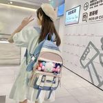 Carti si Birotica - Rechizite - Rucsacuri si genti scolare - Ghiozdan de scoala MBrands, cu decoratie plus Albastru - Infinity.ro