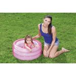 Casa si Gradina - Gradina si terasa - Piscine si accesorii - Piscine copii - Piscina gonflabila roz pentru fetite, Bestway 51033, baby pool, 43 Litri, 70 x 30cm - Infinity.ro