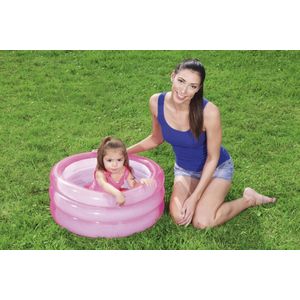 Piscina gonflabila roz pentru fetite, Bestway 51033, baby pool, 43 Litri, 70 x 30cm