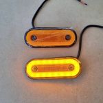 Auto si Moto - Piese auto si accesorii - Caroserie - Faruri, stopuri si proiectoare - Set 2 lampi gabarit VG1 galben, lampa avertizare led, 12-24V - Infinity.ro