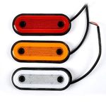 Auto si Moto - Piese auto si accesorii - Caroserie - Faruri, stopuri si proiectoare - Set 2 lampi gabarit VG1 galben, lampa avertizare led, 12-24V - Infinity.ro