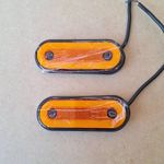 Auto si Moto - Piese auto si accesorii - Caroserie - Faruri, stopuri si proiectoare - Set 2 lampi gabarit VG1 galben, lampa avertizare led, 12-24V - Infinity.ro