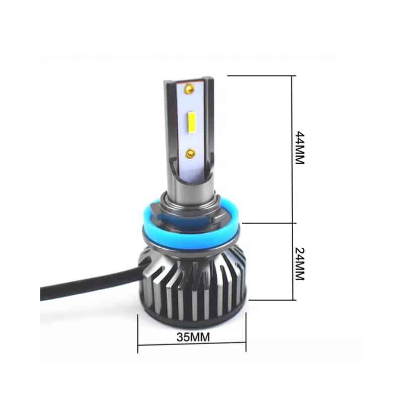 Auto si Moto - Electrice auto - Iluminare si semnalizare - Becuri auto - Becuri led H11 cob F2, 12000 lumeni 100W, 6000k - Infinity.ro