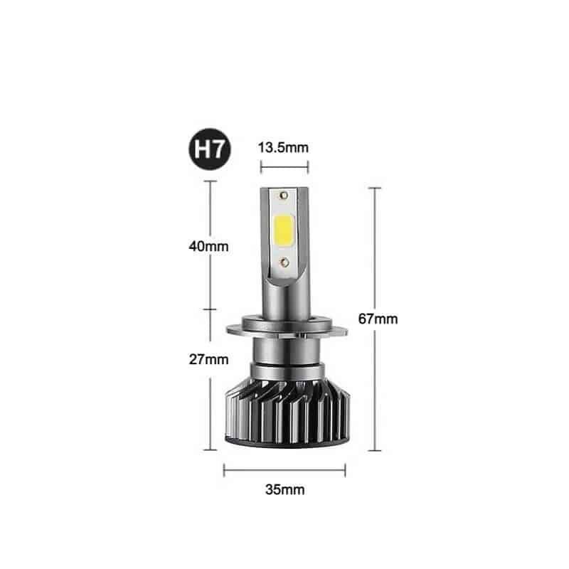 Auto si Moto - Electrice auto - Iluminare si semnalizare - Becuri auto - Becuri led H7 cob F2, 12000 lumeni 100W, 6000k - Infinity.ro