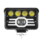 Auto si Moto - Piese auto si accesorii - Caroserie - Faruri, stopuri si proiectoare - Proiector led bicolor S935, alb si galben pozitii si lupe, 78W - Infinity.ro