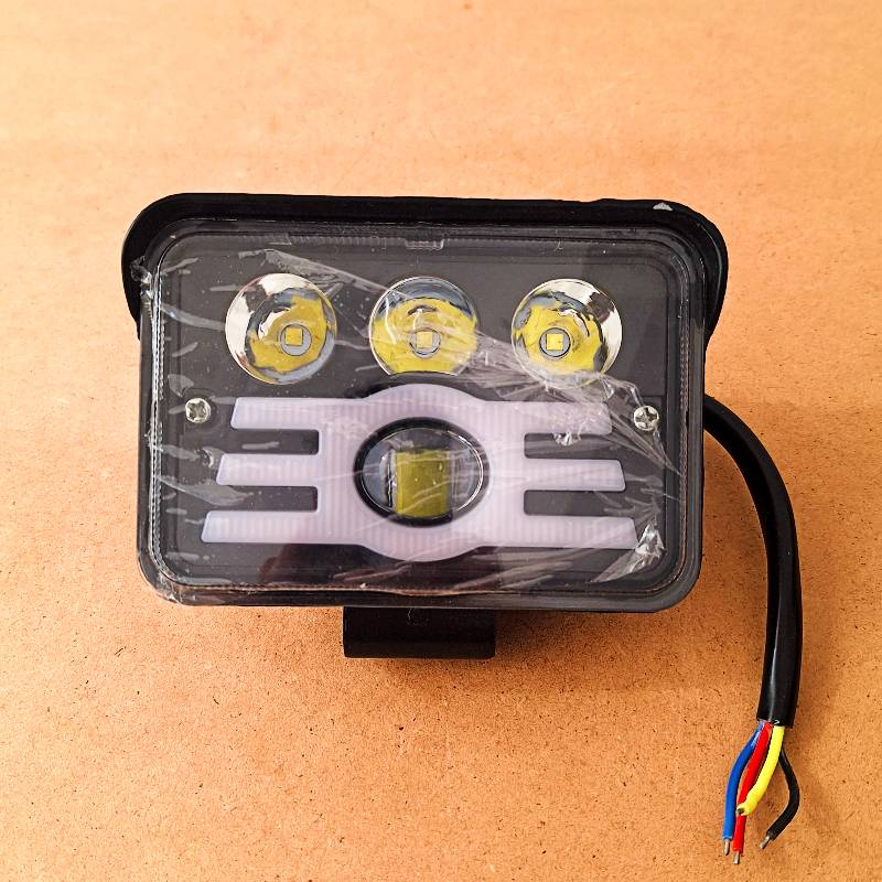 Auto si Moto - Piese auto si accesorii - Caroserie - Faruri, stopuri si proiectoare - Proiector led bicolor S935, alb si galben pozitii si lupe, 78W - Infinity.ro