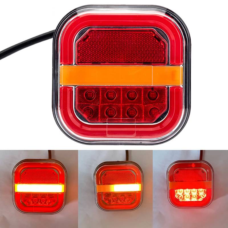 Auto si Moto - Piese auto si accesorii - Caroserie - Faruri, stopuri si proiectoare - Stopuri spate led JH1018, 4 functii, 12V-24V - Infinity.ro
