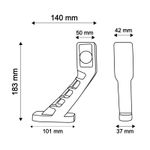 Auto si Moto - Piese auto si accesorii - Caroserie - Faruri, stopuri si proiectoare - Coarne gabarit 18cm, agabaritice K1026 ,12-24V - Infinity.ro