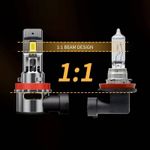 Auto si Moto - Electrice auto - Iluminare si semnalizare - Becuri auto - Set 2 becuri led H11 ventilator incorporat, BG30, 6000k - Infinity.ro