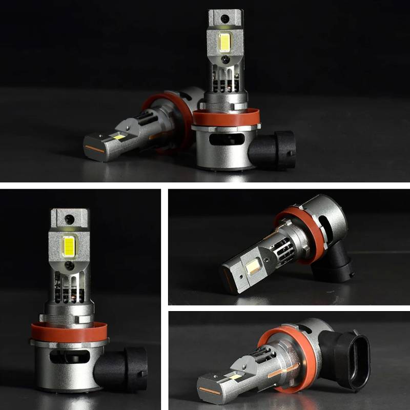 Auto si Moto - Electrice auto - Iluminare si semnalizare - Becuri auto - Set 2 becuri led H11 ventilator incorporat, BG30, 6000k - Infinity.ro