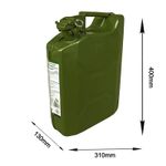 Auto si Moto - Piese auto si accesorii - Piese auto - Pompe de combustibil si injectoare - Canistra metalica 10L pentru combustibil, capac cu garnitura si cui siguranta - Infinity.ro