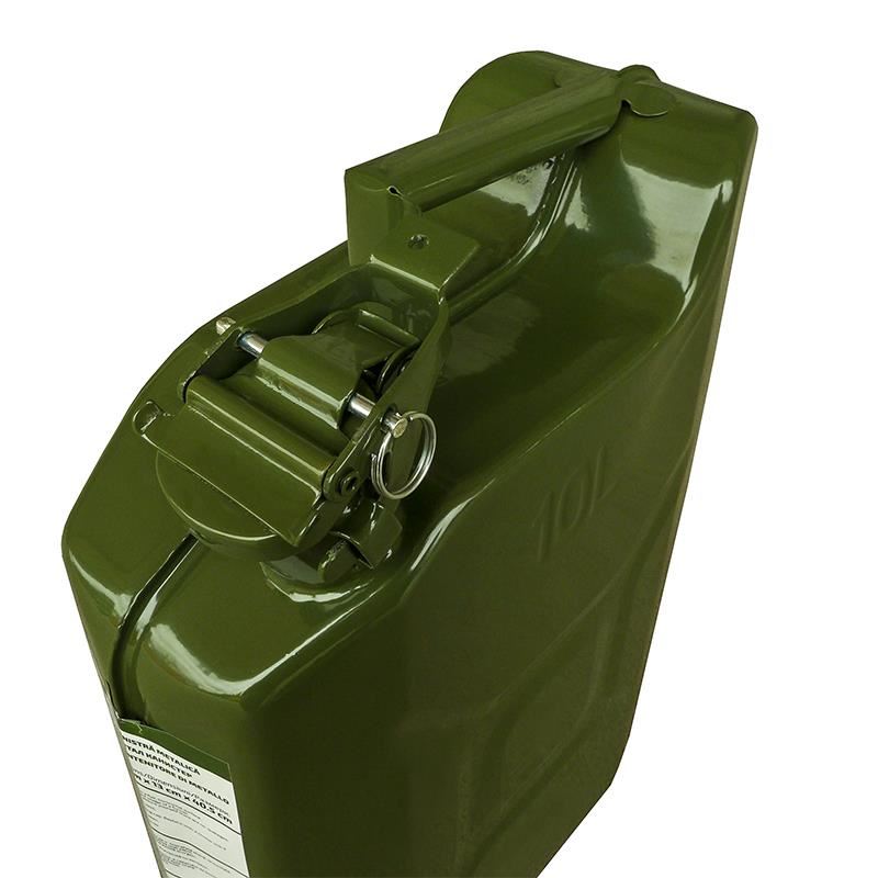 Auto si Moto - Piese auto si accesorii - Piese auto - Pompe de combustibil si injectoare - Canistra metalica 10L pentru combustibil, capac cu garnitura si cui siguranta - Infinity.ro