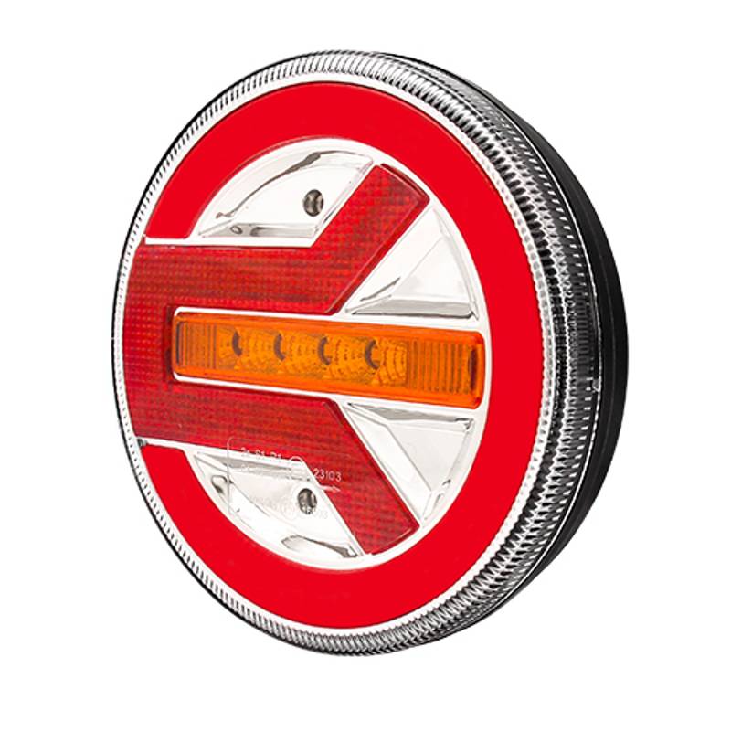 Auto si Moto - Piese auto si accesorii - Caroserie - Faruri, stopuri si proiectoare - Lampi spate led BG1019, 12-24V, pozitie efect neon, semnalizare dinamica - Infinity.ro