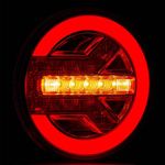 Auto si Moto - Piese auto si accesorii - Caroserie - Faruri, stopuri si proiectoare - Lampi spate led BG1019, 12-24V, pozitie efect neon, semnalizare dinamica - Infinity.ro